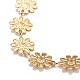 Enamel Daisy Link Chain Necklace(NJEW-P220-01G-03)-3