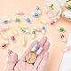 5色の半透明プラスチックペンダント(KY-YW0001-81A)-4