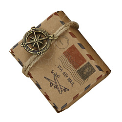 Cardboard Boxes, Candy Package Supplies, Rectangle, Compass, 6x4.5x3.5cm(PW-WGF5D5A-02)