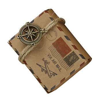 Cardboard Boxes, Candy Package Supplies, Rectangle, Compass, 6x4.5x3.5cm