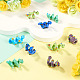 10Pcs 5 Colors Handmade Lampwork Enamel Beads(LAMP-TA0002-48A)-5