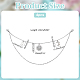 4Pcs Brass Boot Strap Chains(HJEW-PH02031)-2
