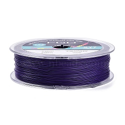 7-Strand Round Nylon Coated Steel Wire, Beading Wire for Necklaces Bracelets, Import From Japan, Dark Slate Blue, 0.5mm, about 328.08 Feet(100m)/Roll(TWIR-T002-01A-05)