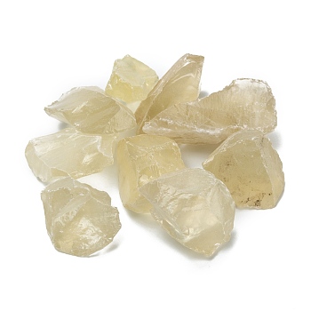 Rough Raw Natural Lemon Quartz Beads, for Tumbling, Decoration, Polishing, Wire Wrapping, Wicca & Reiki Crystal Healing, No Hole, Nuggets, 13~48x9~34x4.5~26mm