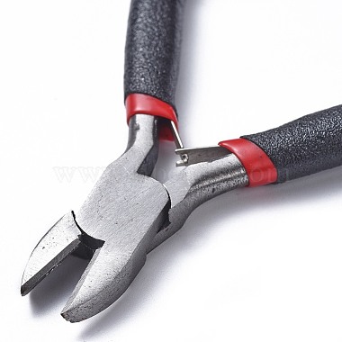 45 # ensembles d'outils de bijoux de bricolage en acier au carbone comprend une pince à bec rond(PT-R007-05)-7