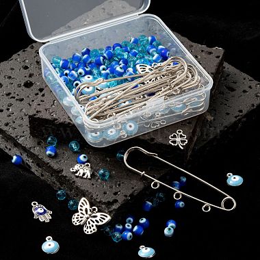 Kits de fabrication de bijoux à bricoler soi-même(DIY-LS0003-80)-5