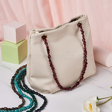 Givenny-EU 5Pcs 5 Colors Acrylic Beads Bag Strap(FIND-GN0001-07)-5