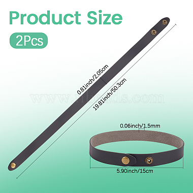 2Pcs PU Leather Curtain Tiebacks(AJEW-CL0005-11A)-2