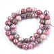 Natural Rhodonite Beads Strands(G-S333-10mm-029)-2