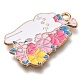 動物の花の合金エナメルペンダント(ENAM-Q508-01A)-2