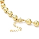 Rack Plating Brass Ball Chain Necklaces for Women(NJEW-G102-01D-G)-3
