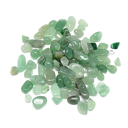 Natural Green Aventurine Beads, No Hole/Undrilled, Chips, 8~20x5~10x1~7mm(X-G-Q947-37)