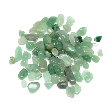 Natural Green Aventurine Beads, Tumbled Stone, No Hole/Undrilled, Chips, 8~20x5~10x1~7mm