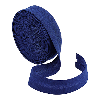 Polyester Cotton Ribbon, for Clothes Accessories, Midnight Blue, 3/4 inch(20mm), about 10.94 Yards(10m)/Set
