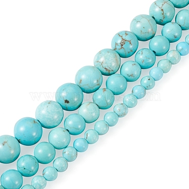 Cheriswelry 3 Strand 3 Size Natural Howlite Beads Strands(G-CW0001-03)-2