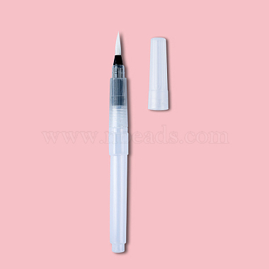 White Plastic Watercolor Brushes