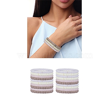 Polymer Clay Heishi Surfer Stretch Bracelets Set(BJEW-SW00127)-8