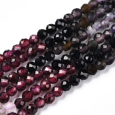 Natural & Synthetic Mixed Gemstone Beads Strands(G-D080-A01-03-18)-4