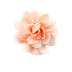 Lace Costume Accessories, Flower, PeachPuff, 50mm(OHAR-Q142-09)
