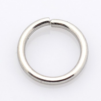 304 Stainless Steel Open Jump Rings, 20 Gauge, Stainless Steel Color, 5x0.8mm, Inner Diameter: 3.4mm