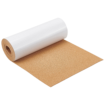 Self Adhesive Cork Strips, for Bulletin Board, BurlyWood, 2500x200x1mm