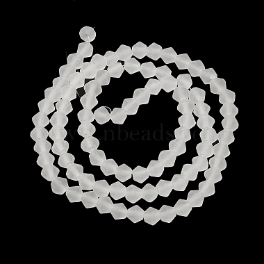 Imitez des brins de perles de verre dépoli en cristal autrichien(GLAA-F029-TM2mm-B13)-2