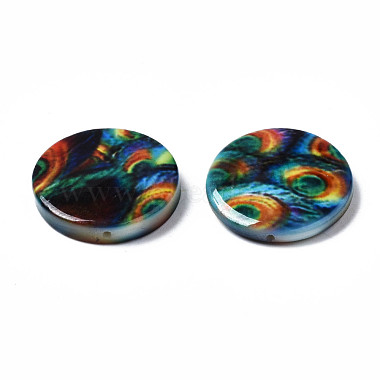 Printed Natural Freshwater Shell Beads(X-SHEL-N026-144)-4