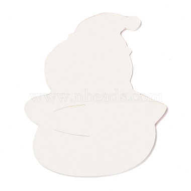 Christmas Theme Snowman Shape Paper Candy Lollipops Cards(CDIS-I003-01)-4