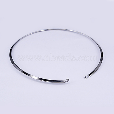 304 Stainless Steel Choker Necklaces(X-NJEW-O094-38)-2