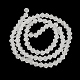 Imitez des brins de perles de verre dépoli en cristal autrichien(GLAA-F029-TM2mm-B13)-2