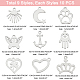 DICOSMETIC 90Pcs 9 Style 304 Stainless Steel Charms(STAS-DC0009-27)-2