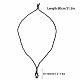 Adjustable Braided Waxed Cord Macrame Pouch Necklace Making(MAK-WH0008-02B)-2