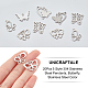 Unicraftale 20Pcs 5 Style 304 & 201 Stainless Steel Pendants(STAS-UN0030-30)-3