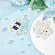 Beaded Plastic Imitation Pearl Flower Shoe Decoration(FIND-FG0002-02)-6