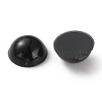 Acrylic Cabochons, Half Round, Craft Eyes for Doll Making, Black, 4x2mm(SACR-TAC0008-01A)