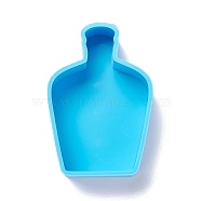 Bottle DIY Decoration Silicone Molds, Resin Casting Molds, For UV Resin, Epoxy Resin Jewelry Making, Deep Sky Blue, 106x75x31mm(DIY-I085-11)