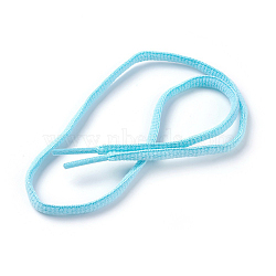 Polyester Cord Shoelace, Light Sky Blue, 52~54cm, 6mm(AJEW-F036-02A-15)