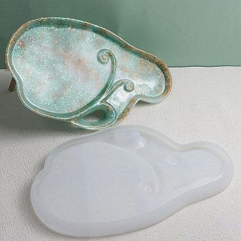 DIY Silicone Storage Tray Molds, Decorative Plate Making, Resin Casting Molds, For UV Resin, Epoxy Resin Jewelry Making, Cloud, 272x167x21mm