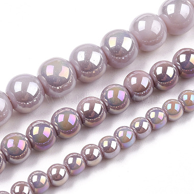 electrochapa hilos de perlas de vidrio opacas(X-GLAA-T032-P6mm-AB07)-4