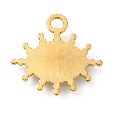 Real 18K Gold Plated 304 Stainless Steel Pendants(STAS-A084-19G-03)-2