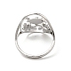 Non-Tarnish 304 Stainless Steel Bird Adjustable Ring for Women(RJEW-L107-034P)-3