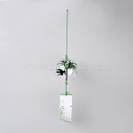 Japanese Glass Half Round Wind Chimes, Paper Blessing Hanging Pendant, for Garden Patio Balcony Decoration, Bird, 385mm(HJEW-WH0069-24B)