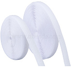 25M 2 Styles Polyester Hook and Loop Tapes, White, 20~20.5x1~1.3mm, 12.5m/style (DIY-CY0003-65A-01)