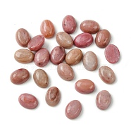 Natural Rhodonite Cabochons, Oval, 8~8.5x6~6.5x2.5~3.5mm(X-G-A094-01B-47)