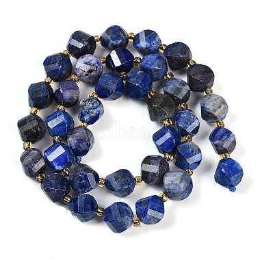 naturelles lapis-lazuli brins de perles(G-L579-08A)-3