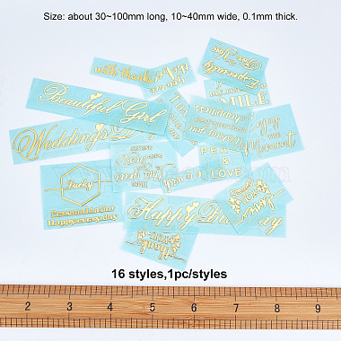 Olycraft Self Adhesive Brass Stickers(DIY-OC0003-87G)-2
