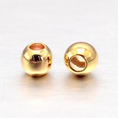 perles d'espacement rondes en laiton plaqué or véritable(KK-L147-197-2mm-NR)-2