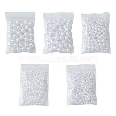 5 perles d'imitation en plastique ABS de style(KY-FS0001-05)-2