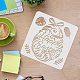 Plastic Reusable Drawing Painting Stencils Templates(DIY-WH0172-337)-3