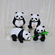 Décoration d'affichage de figurines de panda en PVC(BEAR-PW0001-93)-1